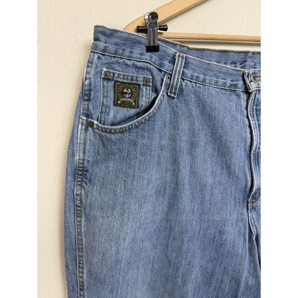 Cinch Jeans Men's Size 42 x 34 Denim 5 Pocket Western Work Jeans Distressed - Picture 2 of 16